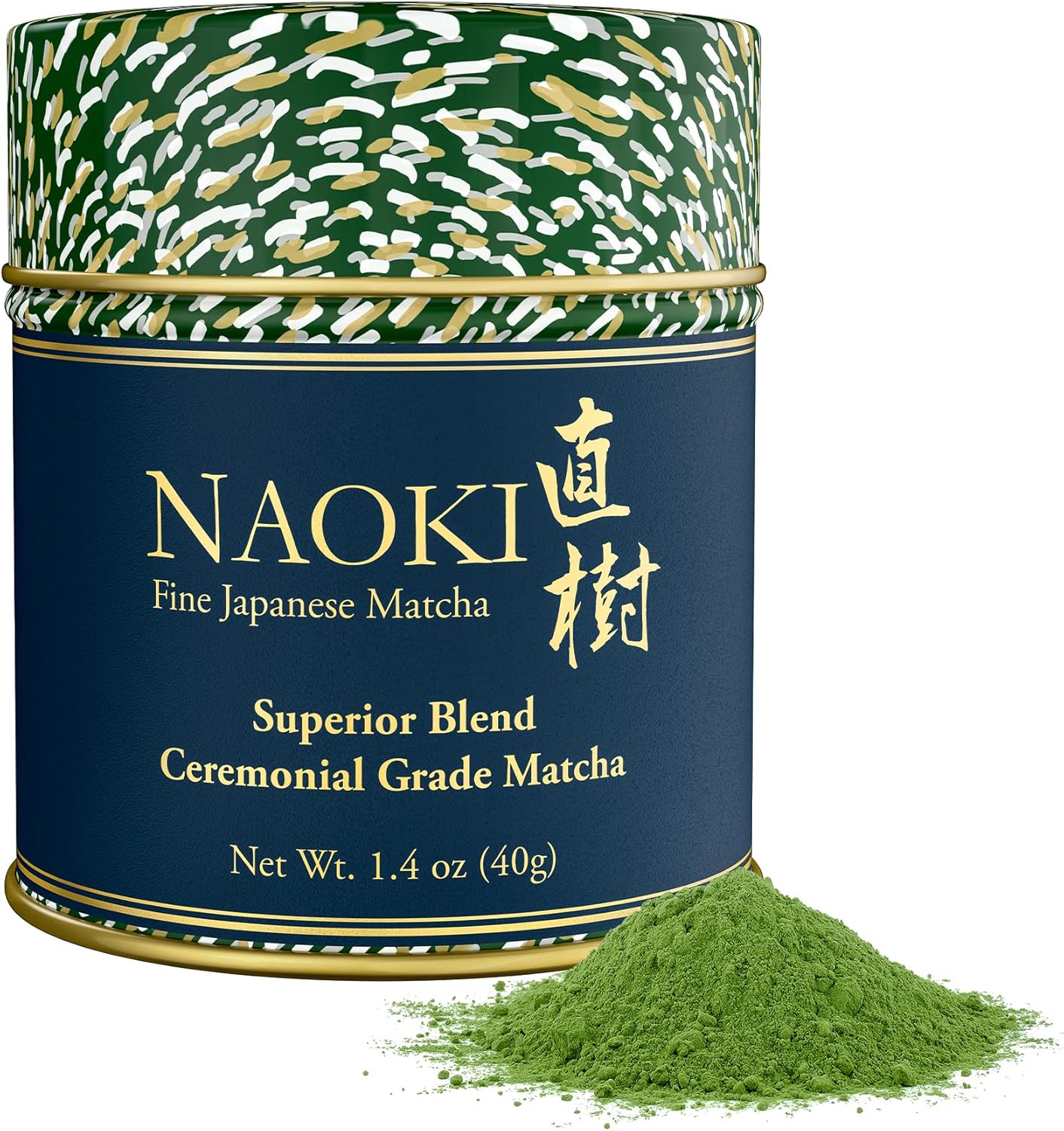 Naoki® Superior Blend Ceremonial Grade Matcha – Japanese Green Tea Powder (40 g)