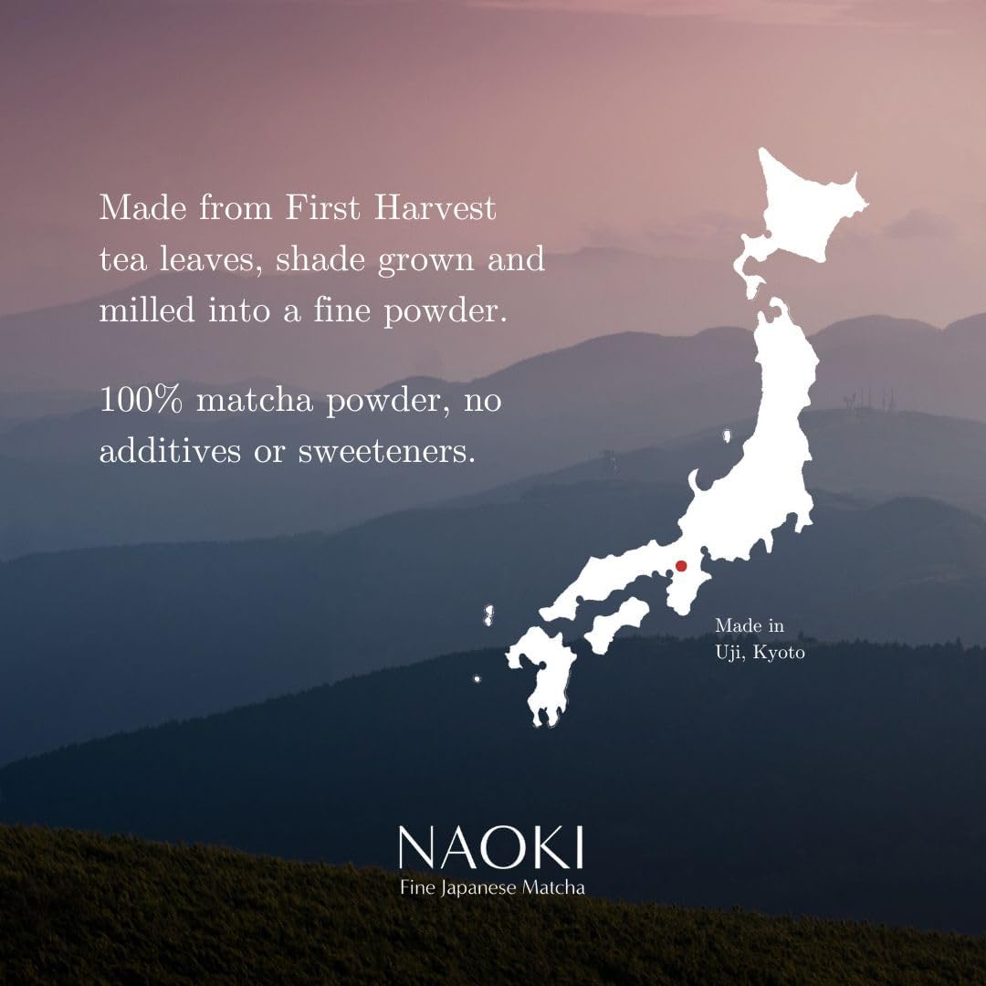Naoki® Superior Blend Ceremonial Grade Matcha – Japanese Green Tea Powder (40 g)