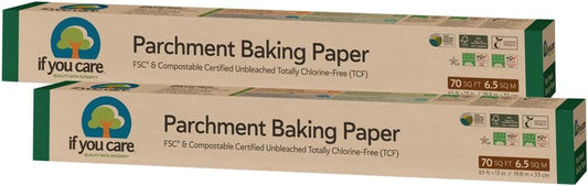 If You Care® Parchment Baking Paper – 70 Sq Ft Roll Pack of 2